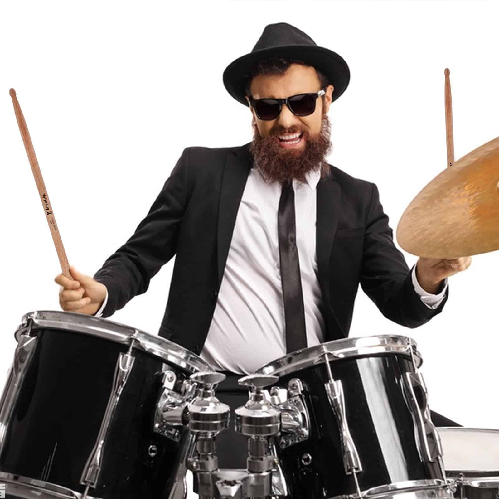 Baquetas Vaisoeny, 5A Baquetas de Tambor, 12 Pares de - Imagen 7