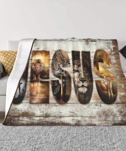 Manta Religiosa de Jesús Cristo para Adultos y Niños -