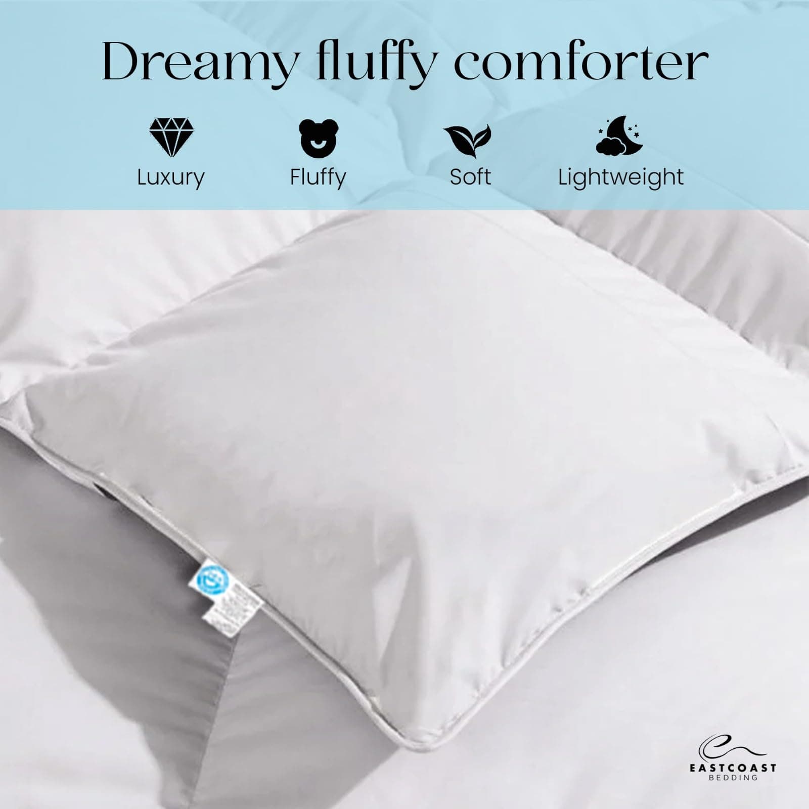 Edredón de pluma de ganso y plumón Cozy Dream de East Coast - Imagen 9