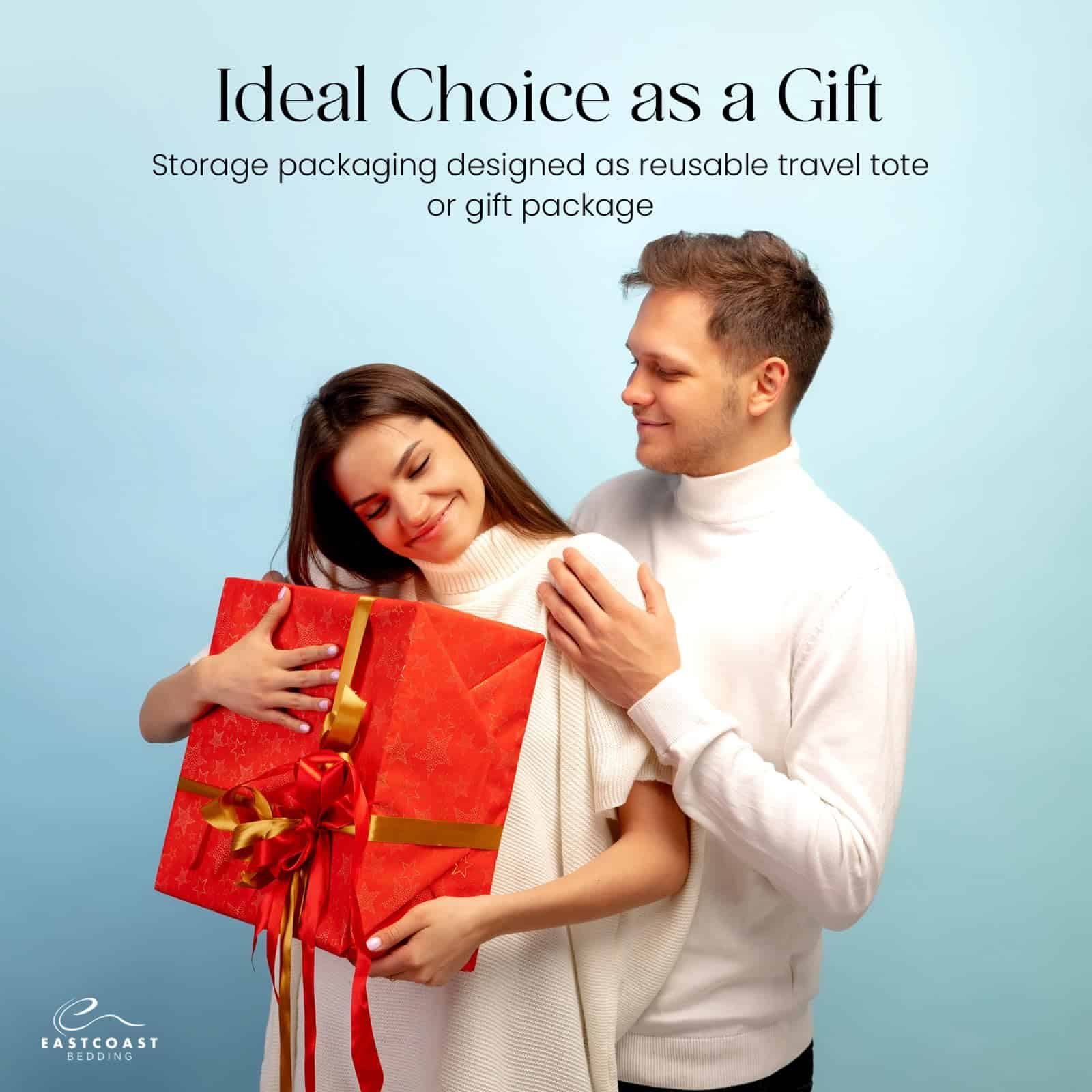 Edredón de pluma de ganso y plumón Cozy Dream de East Coast - Imagen 5