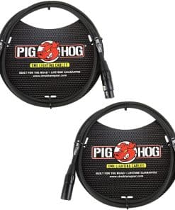 Cables de Iluminación DMX Pig Hog PHDMX5 - Paquete de 2 (5