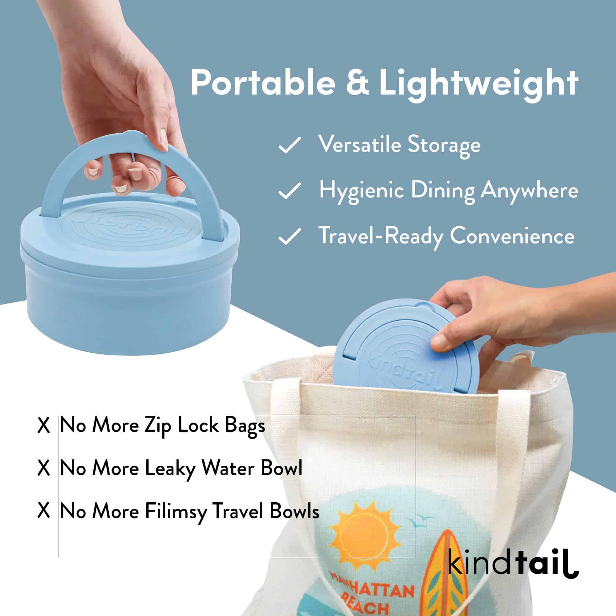 Kind Bowls, Comederos de Viaje para Perros, Comederos - Imagen 5