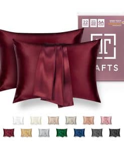 Fundas de Almohada de Seda Tafts - 22mm 100% Pura Seda de