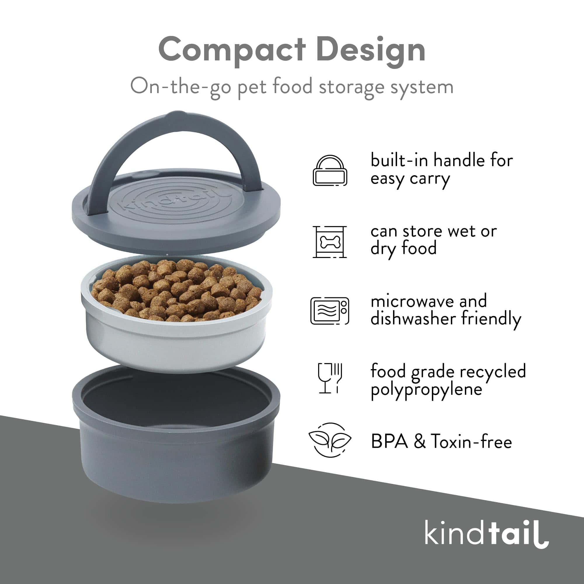 Kind Bowls, Bowls de Viaje para Perros, Bowls Portátiles - Imagen 4