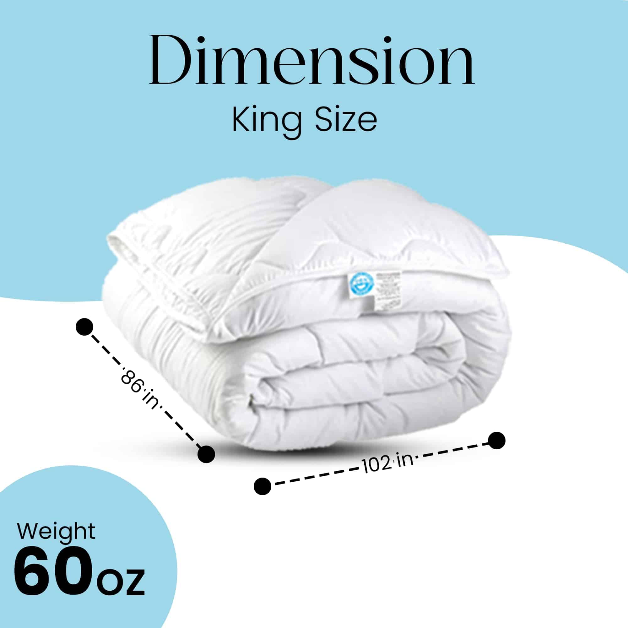 Edredón de pluma de ganso y plumón Cozy Dream de East Coast - Imagen 3