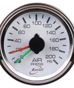 Medidor de Suspensión Neumática Dual Mecánico RACETECH 52mm