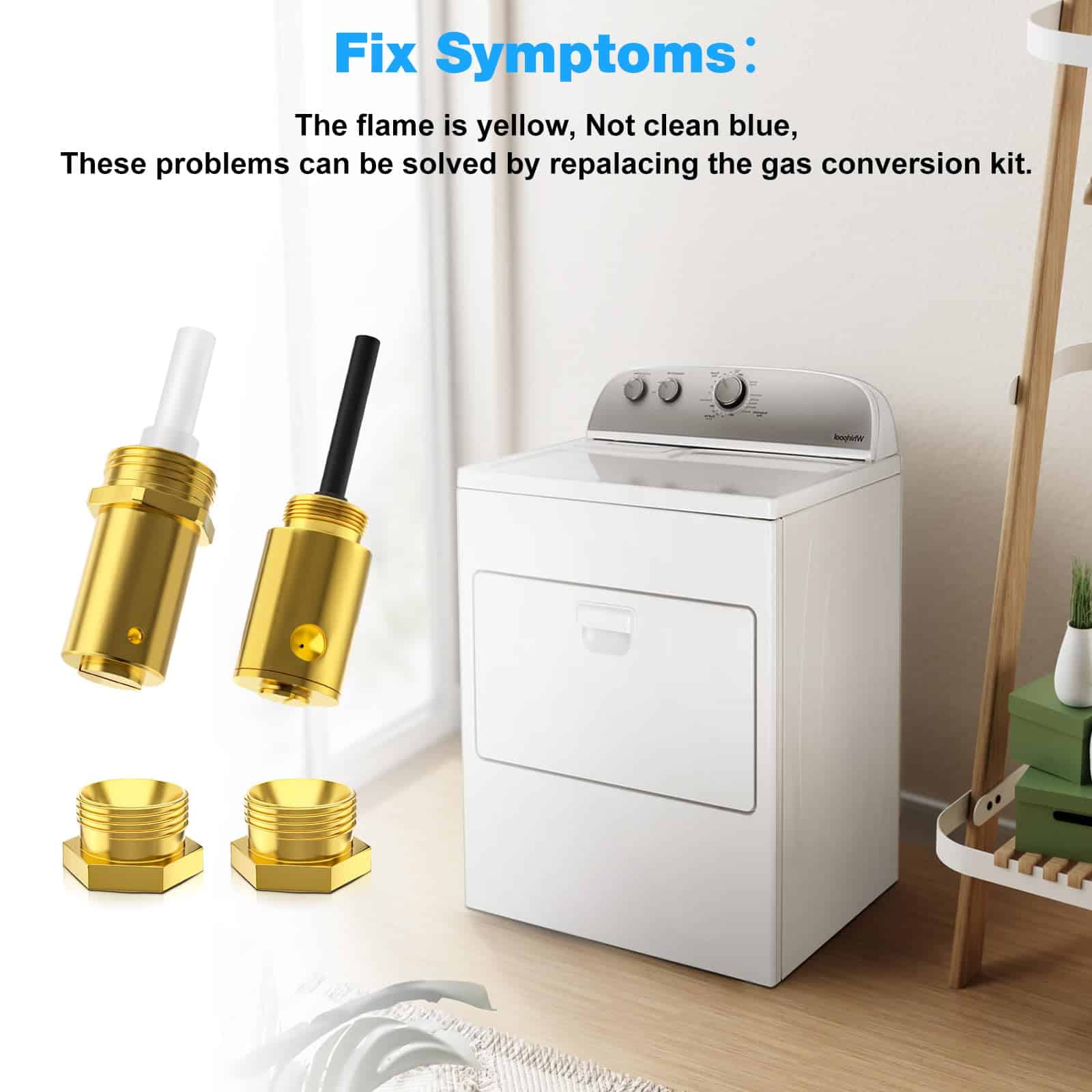 Kit de conversión de gas LP W11581316 PARA secadora a gas - Imagen 4