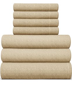 Juego de sábanas Split King de 7 piezas - Sábanas -Marrón ja