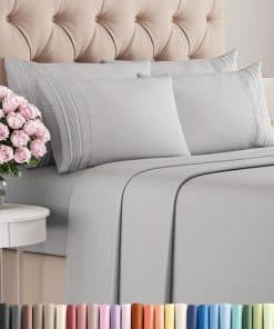 Juego de Sábanas de 6 Piezas - Cómodo, Transpirable y