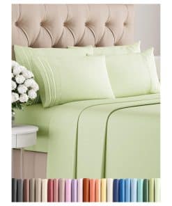 Juego de Sábanas Cal King de 6 Piezas - Transpirables y