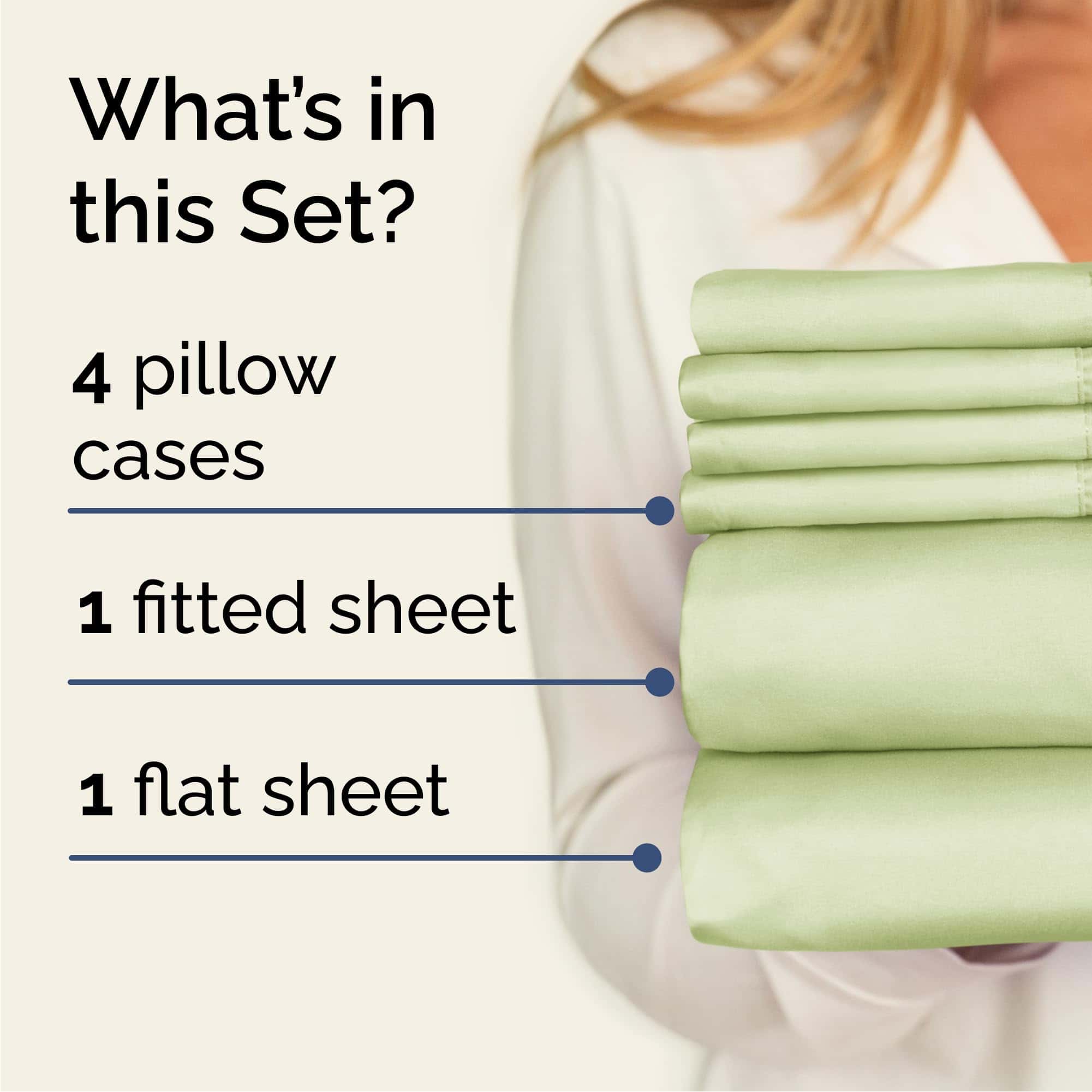 Juego de Sábanas Cal King de 6 Piezas - Transpirables y - Imagen 3