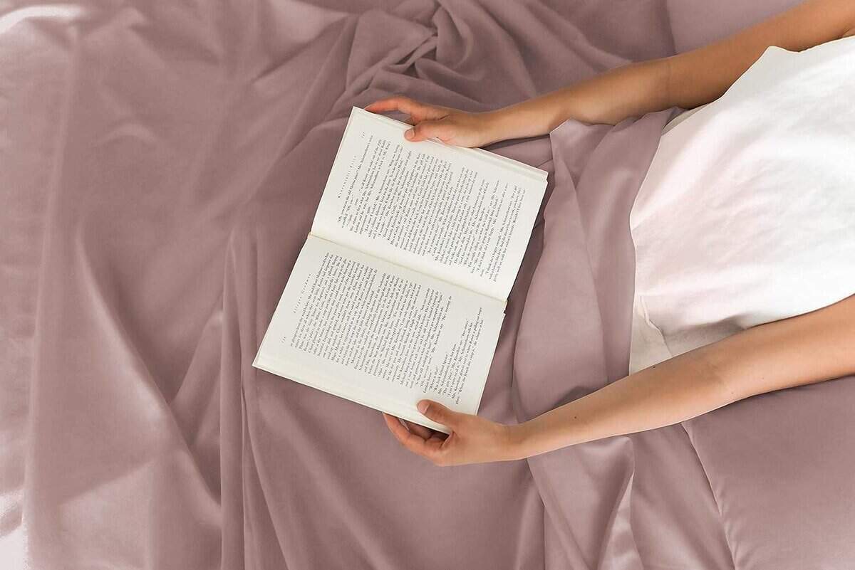 Juego de sábanas Twin XL de 4 piezas - Cómodas, -Malva - Imagen 10