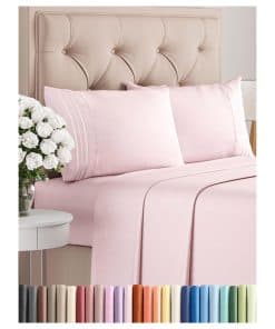 Juego de sábanas de 4 piezas para gemelos - Cómodo,