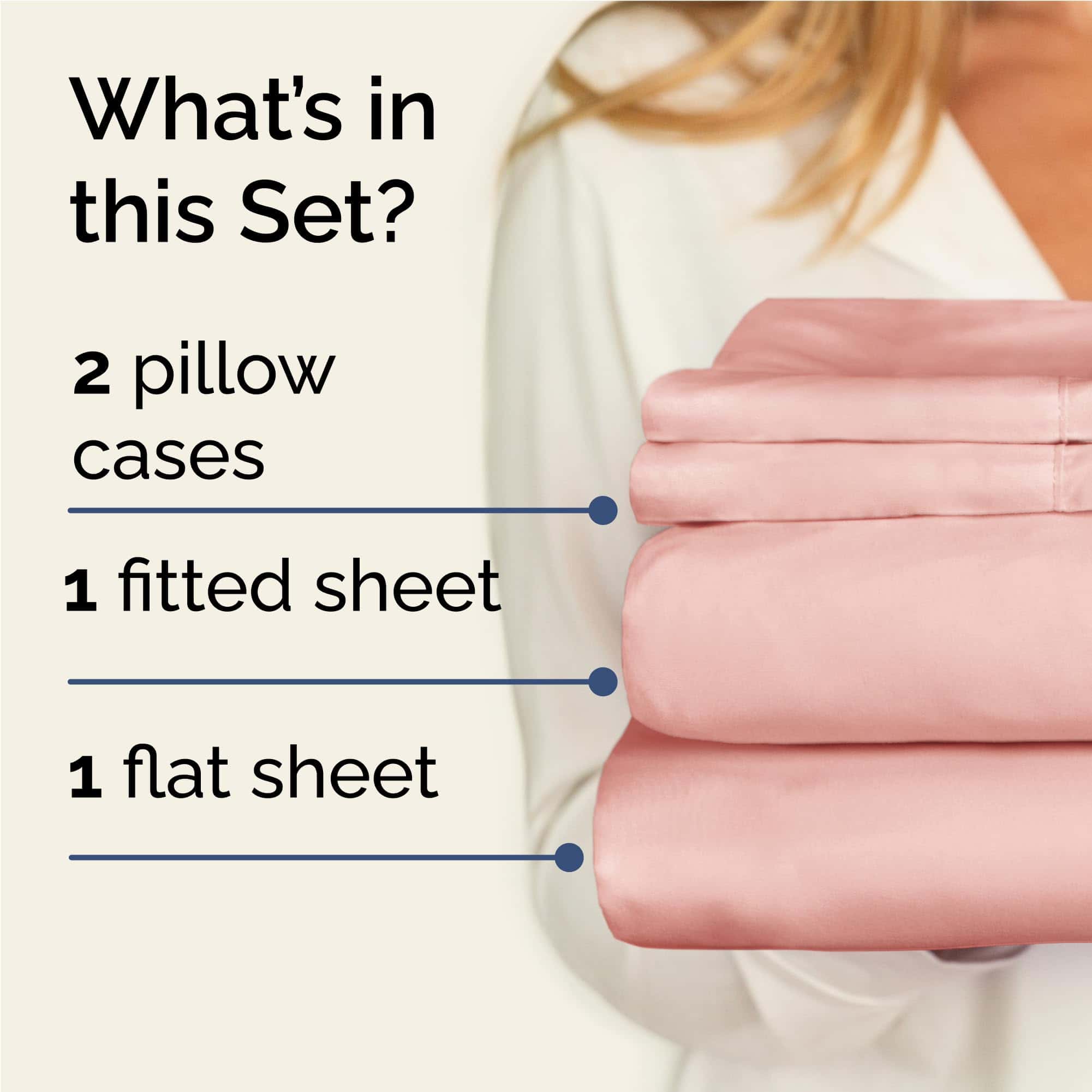 Juego de sábanas Twin XL 4 Piezas - Cómodo, Transpirable y - Imagen 3