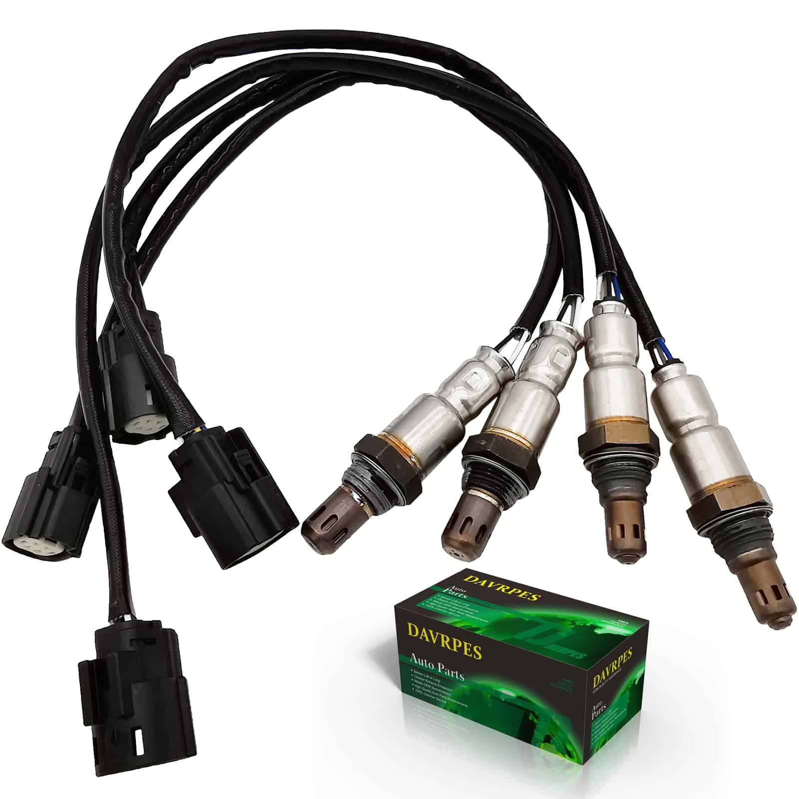 DAVRPES 4PCS 234-5176 234-4968 Sensor de Oxígeno Arriba y