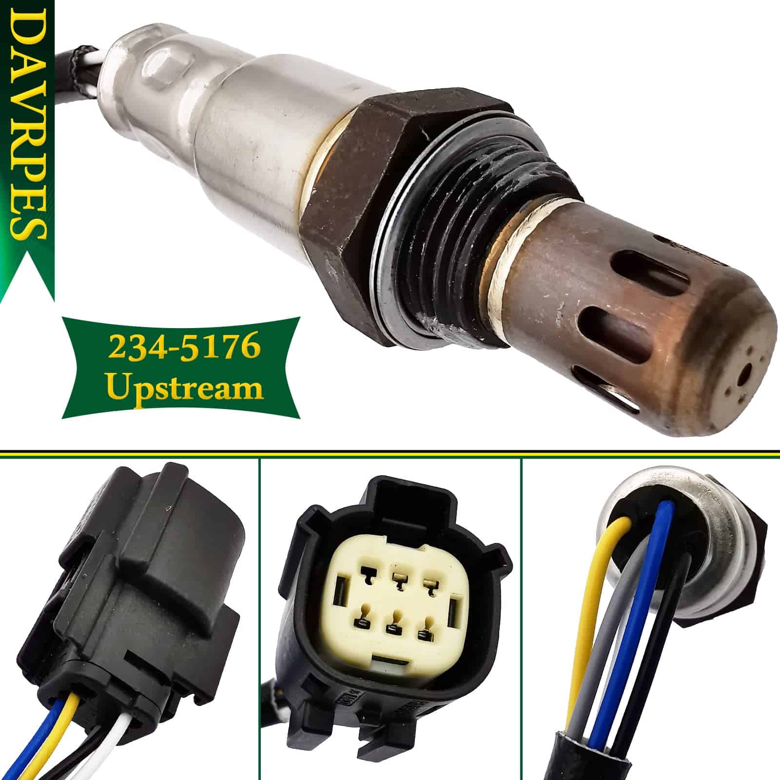 DAVRPES 4PCS 234-5176 234-4968 Sensor de Oxígeno Arriba y - Imagen 6