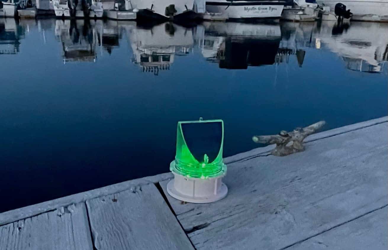 Luz de Advertencia Solar para Muelle 360 Grados - -Green - Imagen 4