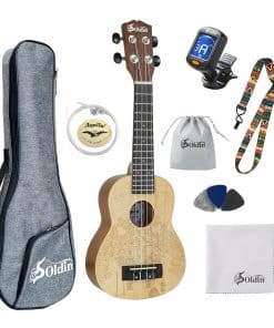 Ukelele de la serie Soldin Artist con tapa de abeto macizo