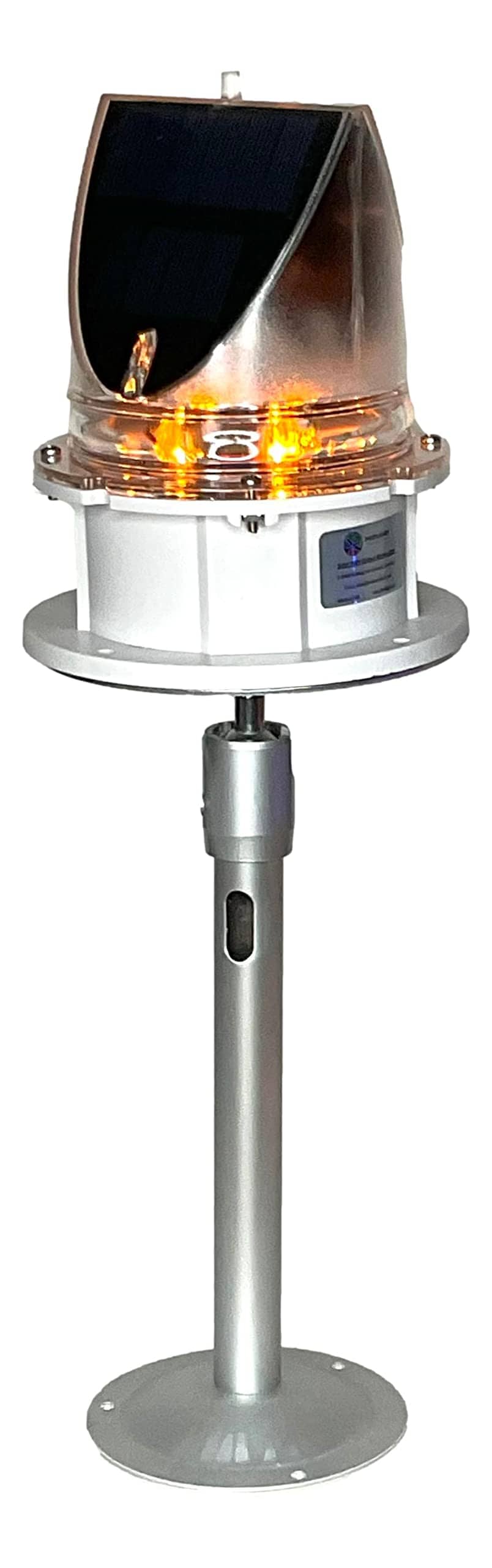 Luz de Advertencia Solar para Muelle 360 Grados - -Ámbar - Imagen 6