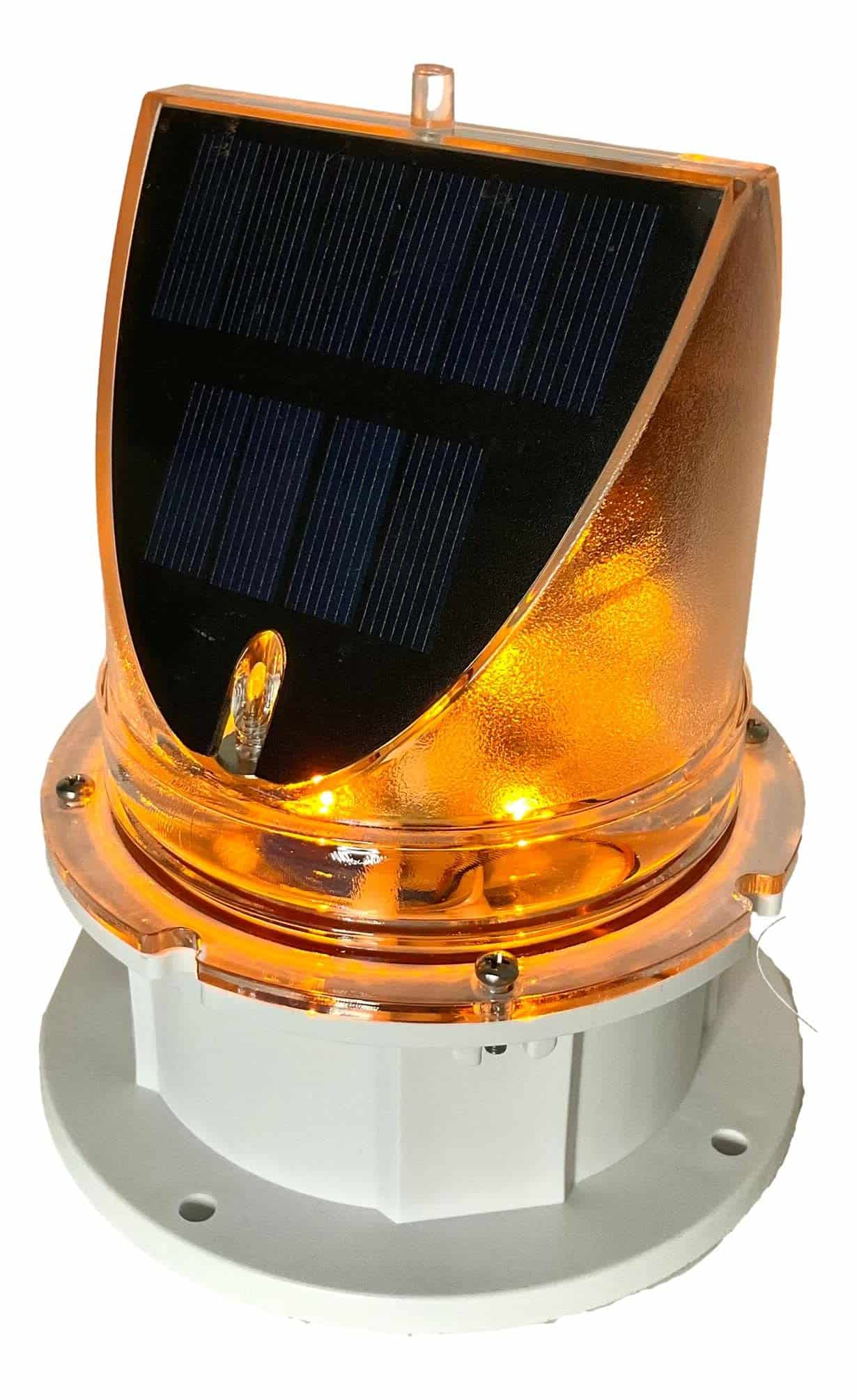 Luz de Advertencia Solar para Muelle 360 Grados - -Ámbar - Imagen 4