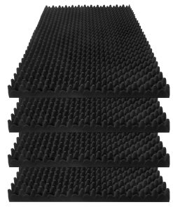 4 Pack Paneles Acústicos, 48x24x2� Espuma de Insonorización