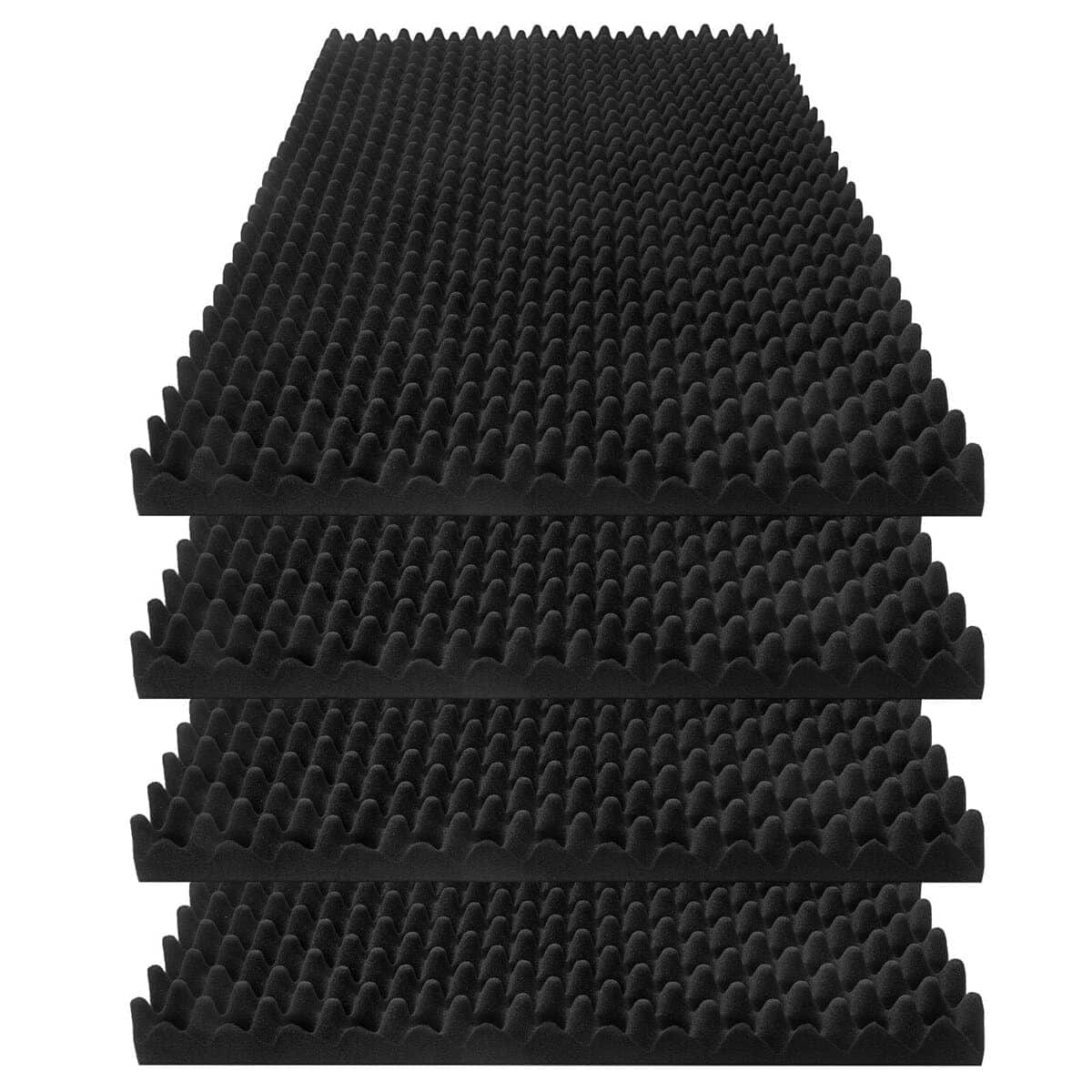 4 Pack Paneles Acústicos, 48x24x2� Espuma de Insonorización