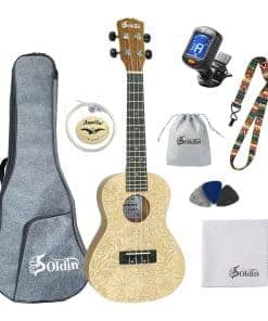 Ukulele de la serie Artist de Soldin con tapa de abeto