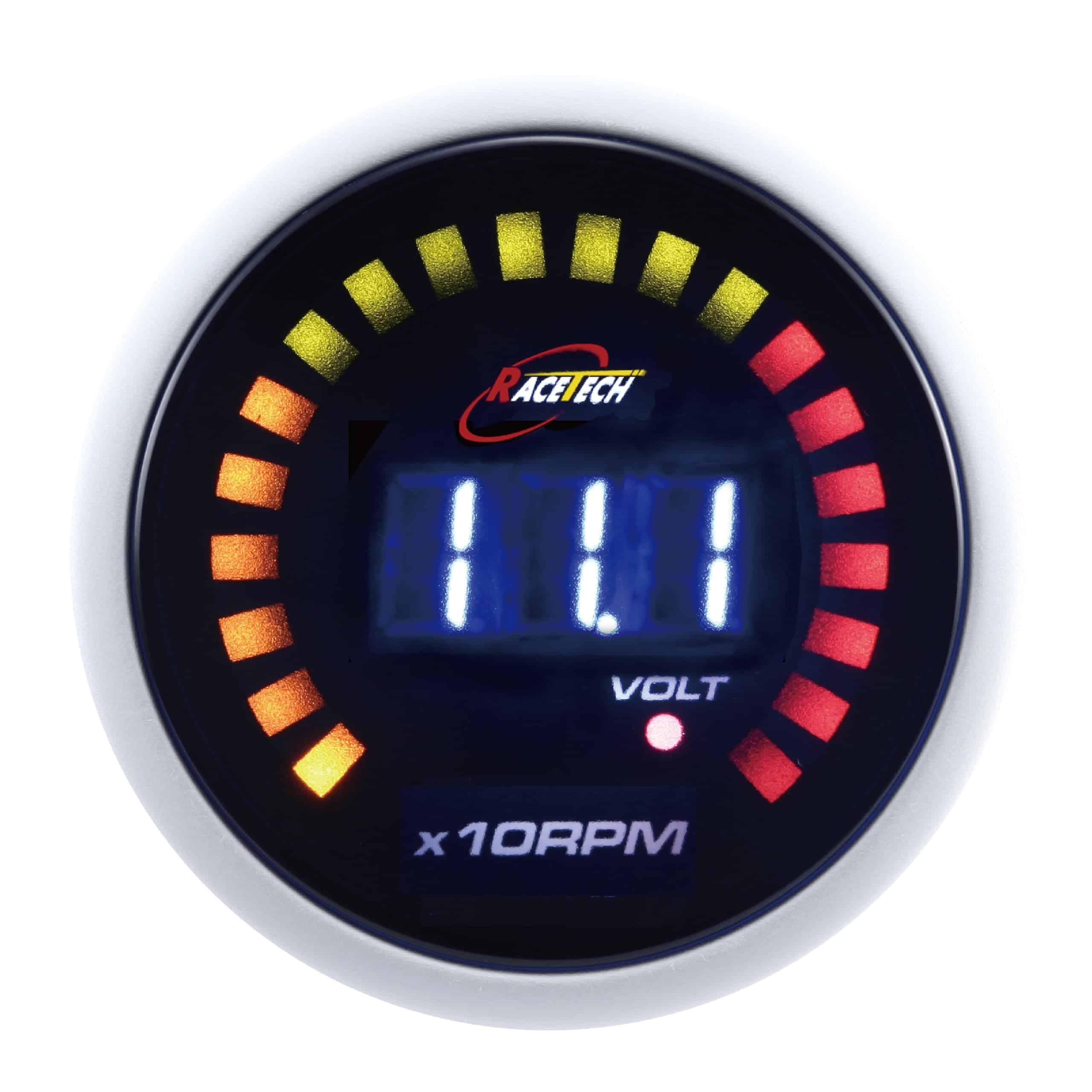 Medidor de Velocidad Rotativa RACETECH 52mm 2-1/16" con