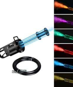 Cañón de CO2, Pistola de CO2 LED con Luces RGB, Máquina de