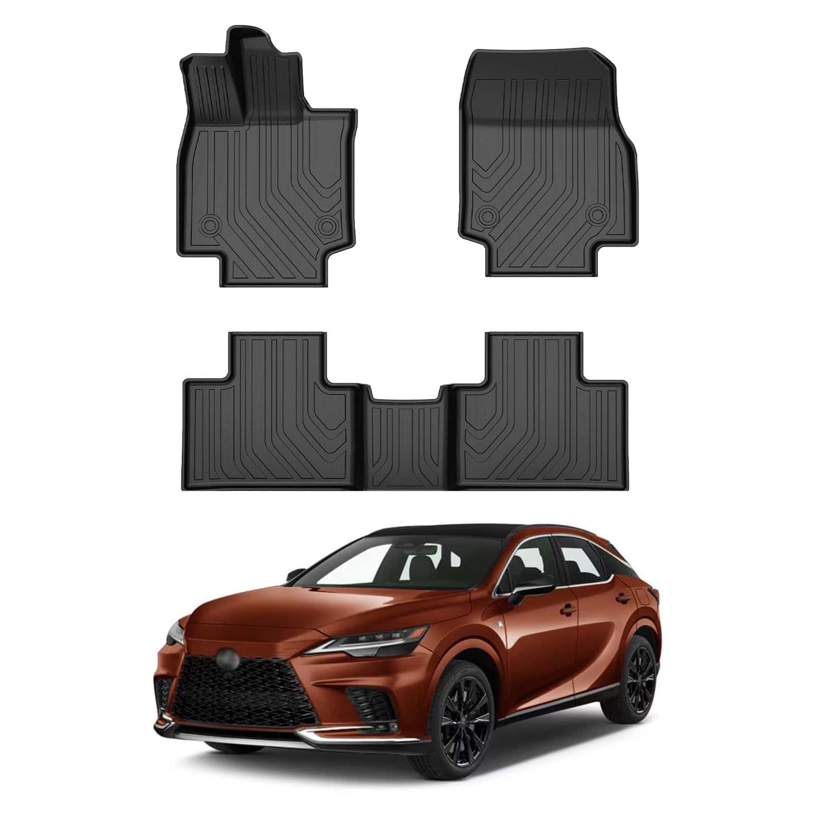 Tapetes para el piso Mixsuper Liner para Lexus RX RX350