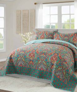 NEWLAKE Juego de Edredón de Colcha de Algodón - Juego de