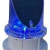 Luz de Advertencia Solar para Muelle 360 grados - -Azul