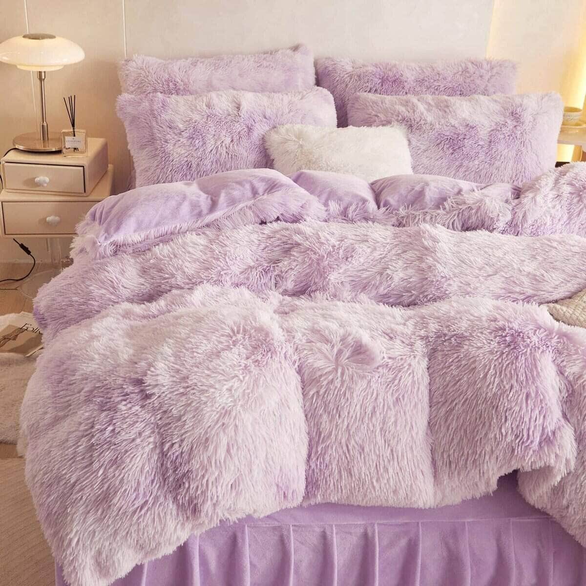 Set de edredón de estampado tie dye para cama queen, - Imagen 6