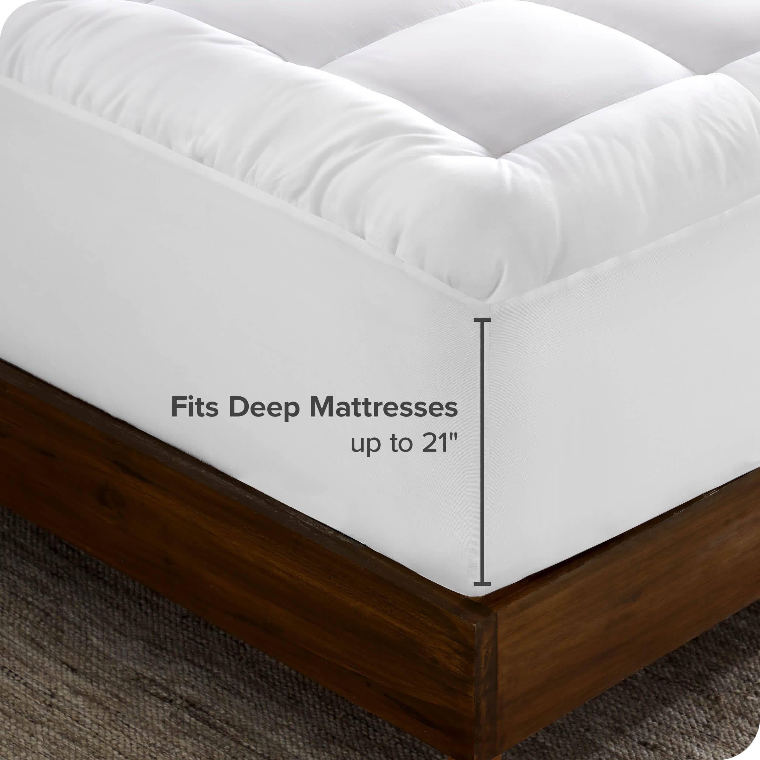 Topper de colchón Queen de Bare Home - Cubierta de colchón - Imagen 4