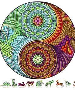 Rompecabezas de madera Yin Yang ZenChalet de 1000 piezas |