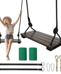 Columpio de Árbol de Madera, Capacidad de -Chocolate