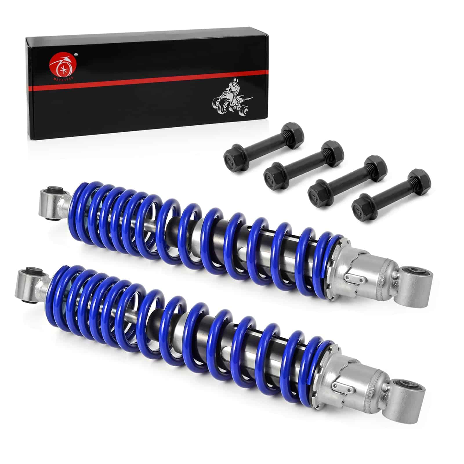 Amortiguadores delanteros Banshee 350 con resorte azul y