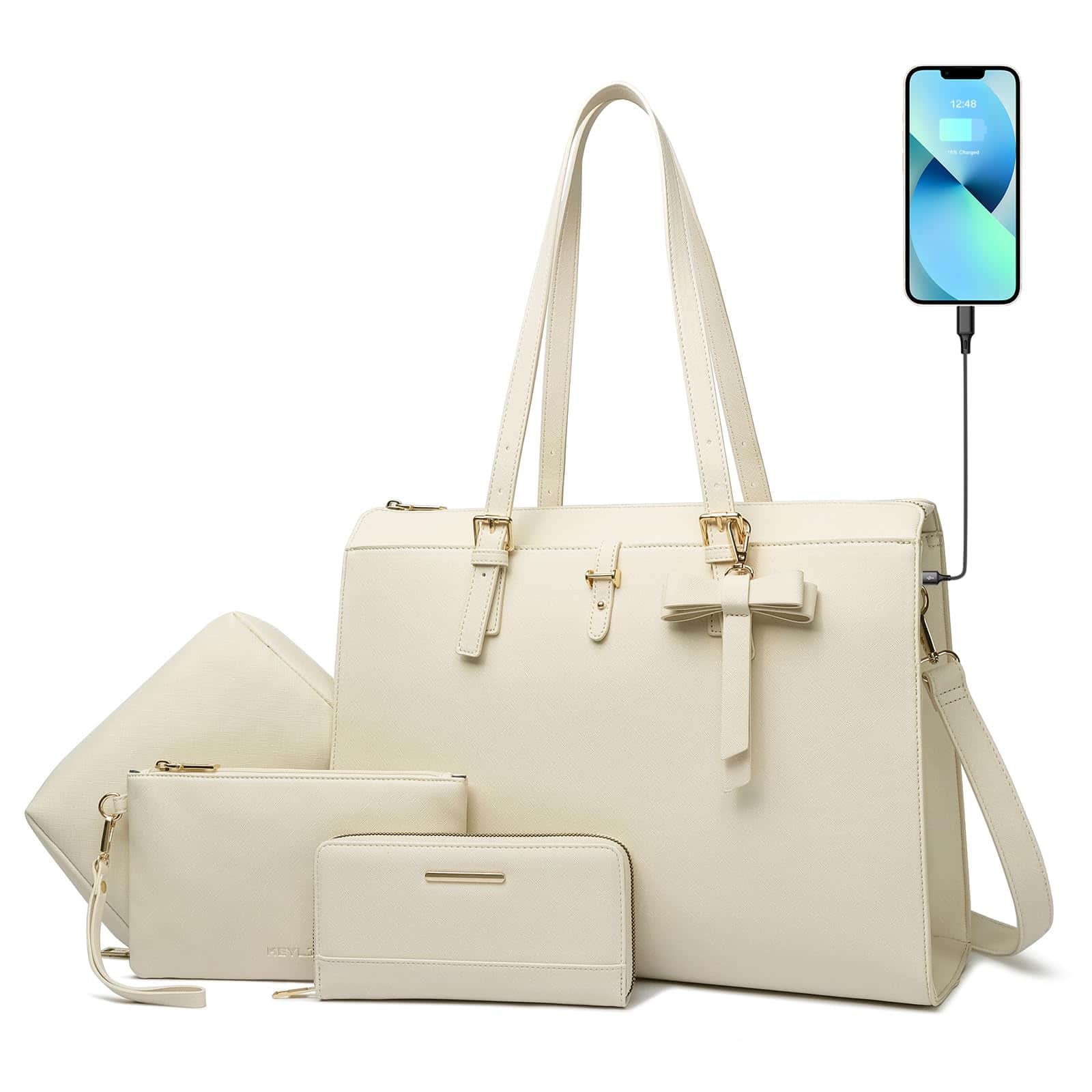 Bolso Tote para Laptop Keyli para Mujer Regalos de Navidad