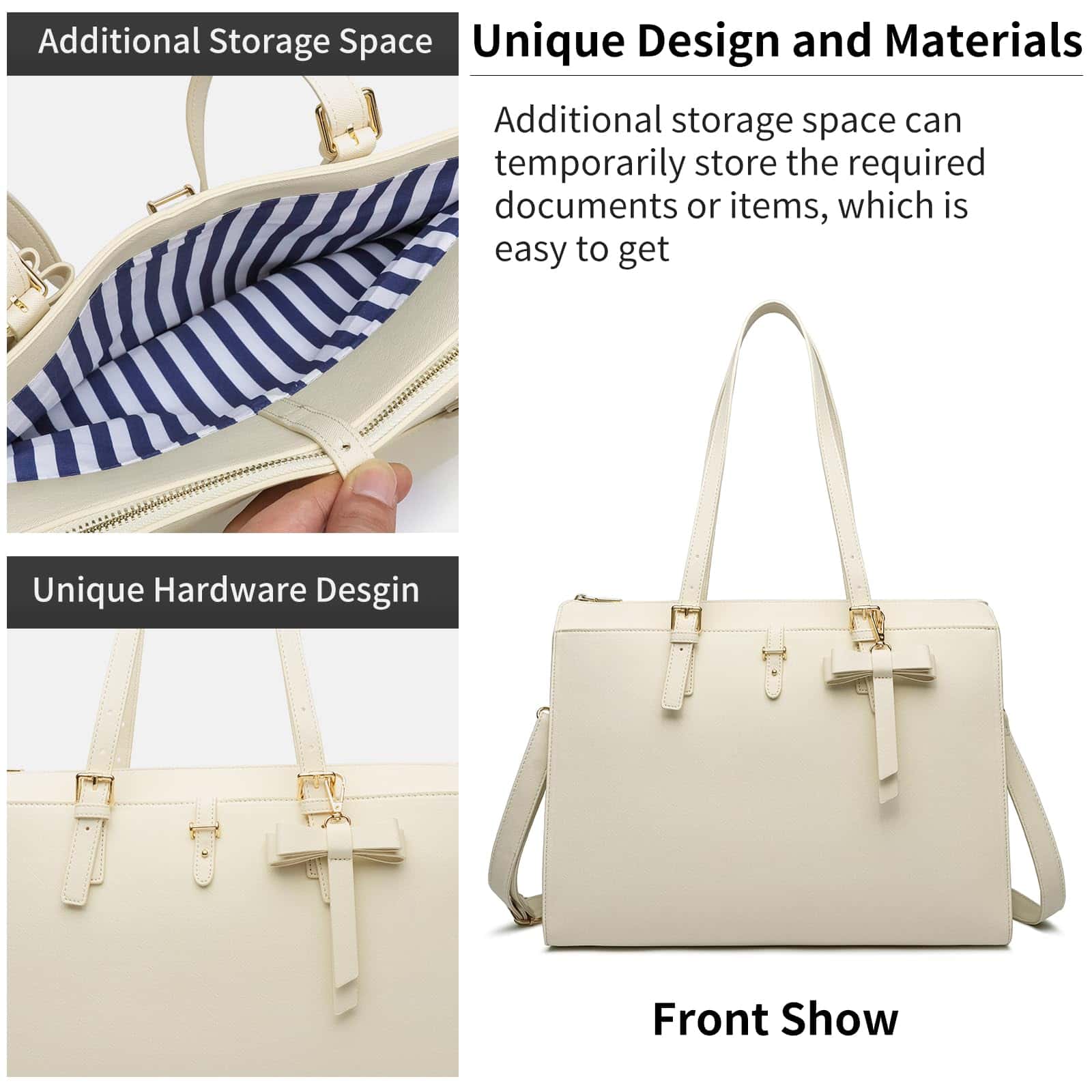 Bolso Tote para Laptop Keyli para Mujer Regalos de Navidad - Imagen 7