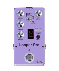 Pedal de Efectos Multi-Looper Pro para Guitarra Rowin RE-05