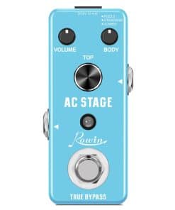 Pedal Simulador de Guitarra Acústica Rowin AC STAGE