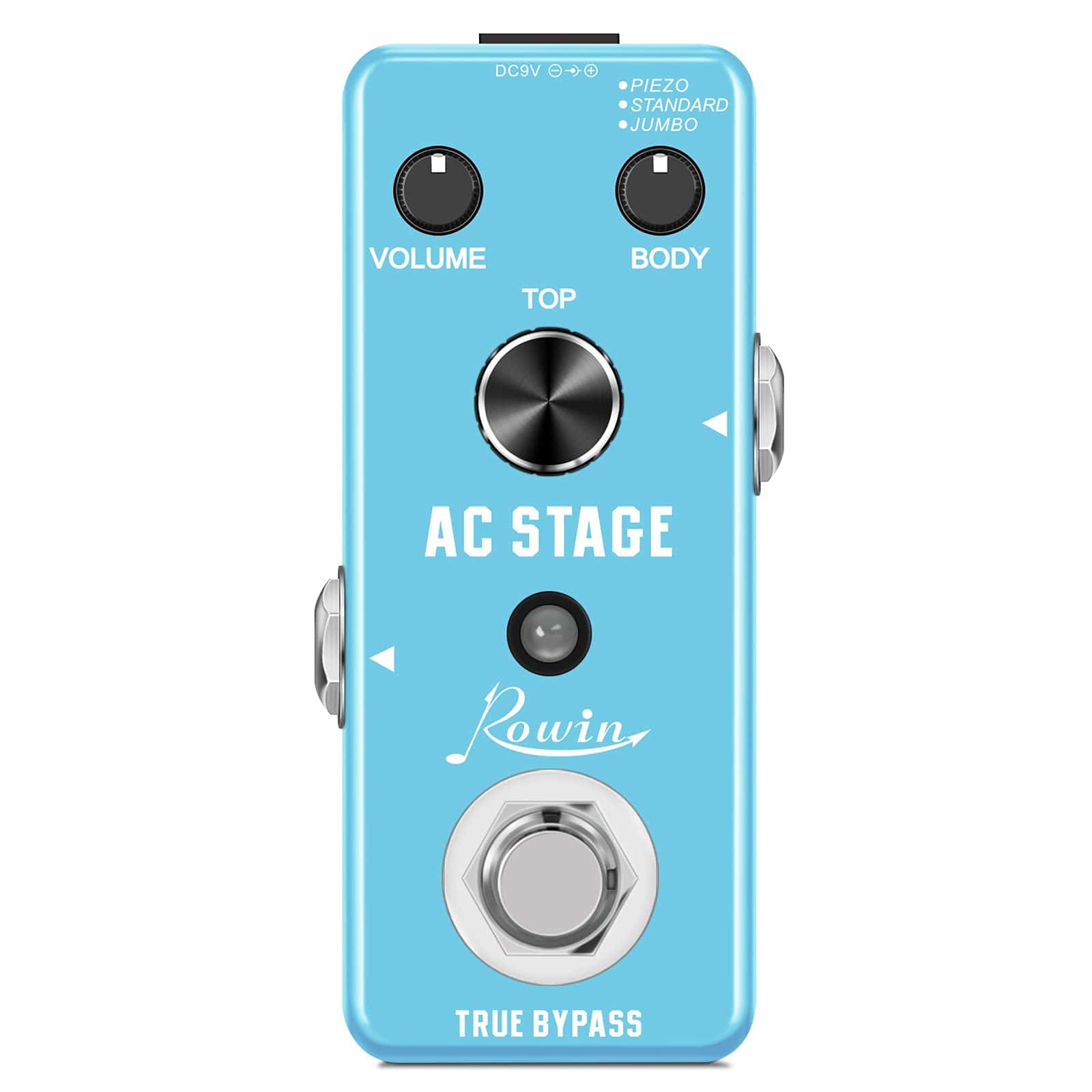 Pedal Simulador de Guitarra Acústica Rowin AC STAGE