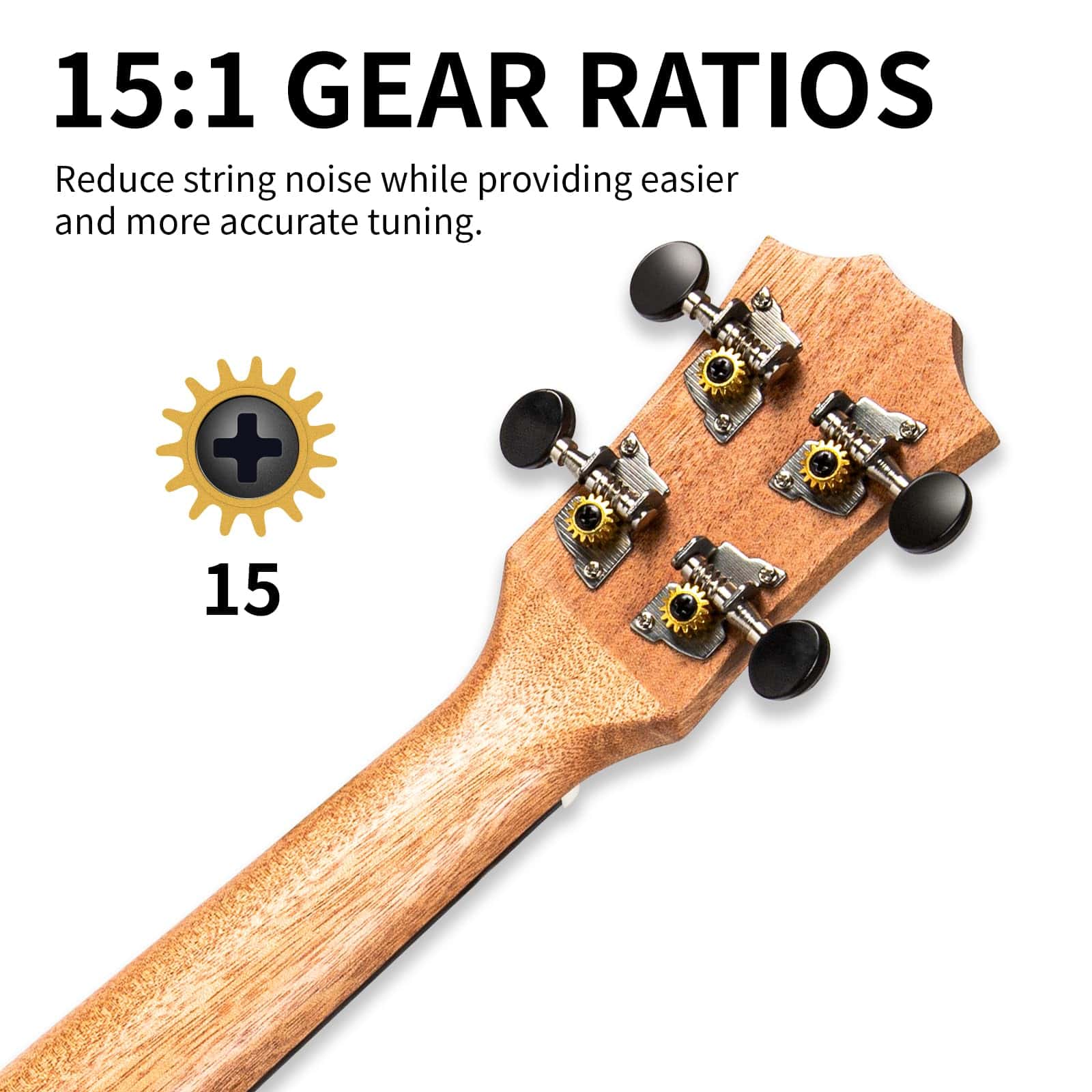 Ukulele AODSK para Principiantes, Kit de Inicio con Funda, - Imagen 6