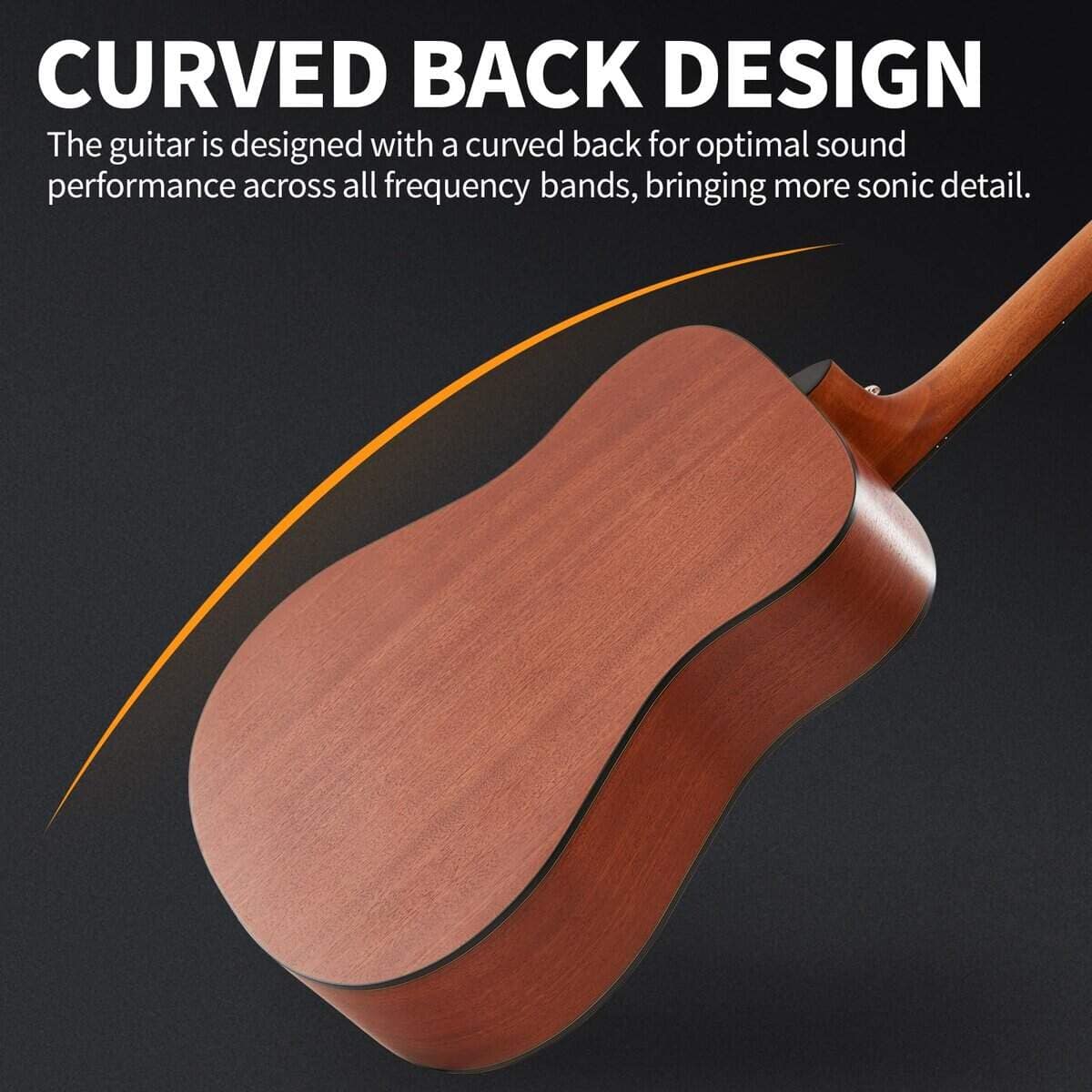 Kit de Guitarra Acústica para Principiantes 41 Pulgadas - Imagen 6