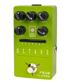 Pedal de octava para guitarra eléctrica FLAMMA FS08 con