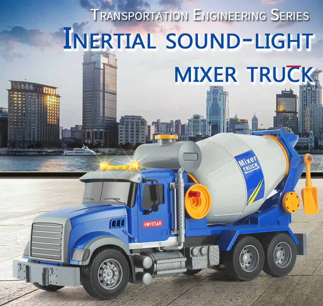 ANJARU Kids Big Cement Mixer Toys Truck Engineering car - Imagen 5