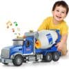 ANJARU Kids Big Cement Mixer Toys Truck Engineering car