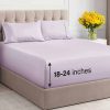 Juego de Sábanas Extra Profundas para Cama -Lila Claro