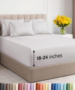 Juego de sábanas extra profundo para cama King - 6 piezas -