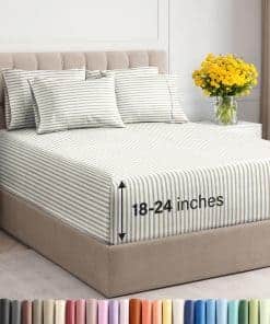 Juego de sábanas Extra Deep Cal King - 6 piezas sábanas